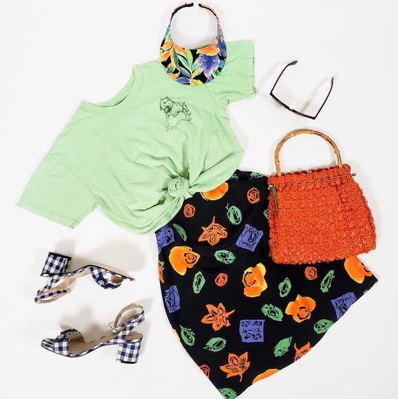 Vintage Tops - Lime green vintage pitbull t-shirt